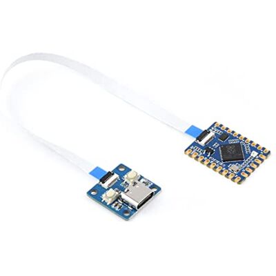 Waveshare RP2040-Tiny Mini Development Board Kit Based on Raspberry Pi Microcontroller RP2040, with USB Port Adapter Board And FPC Cable,Support C/C++, MicroPython, Arduino Waveshare RP2040-Tiny Mini Development Board Kit Based on Raspberry Pi Microcontroller RP2040, with USB Port Adapter Board And FPC Cable,Support C/C++, MicroPython, Arduino