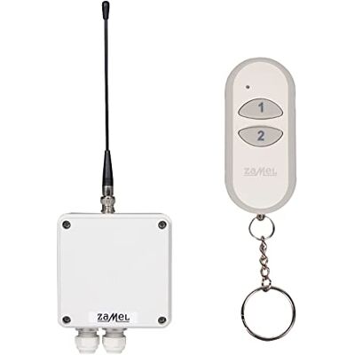 Kit di Controllo Illuminazione Wireless Zamel RWS-311J/Z - Telecomando 2 Canali + Interruttore 1 Canale Kit di Controllo Illuminazione Wireless Zamel RWS-311J/Z - Telecomando 2 Canali + Interruttore 1 Canale