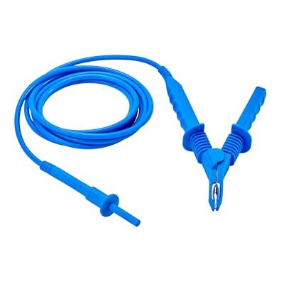 Chauvin Arnoux Cavo di prova HV 5 kV (3 m) con morsetto a coccodrillo (blu) Chauvin Arnoux Cavo di prova HV 5 kV (3 m) con morsetto a coccodrillo (blu)
