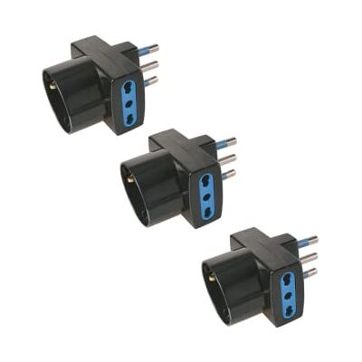 POLY POOL - polypool Presa Schuko Adattatori - 16A 2P+T POLY POOL - polypool Presa Schuko Adattatori - 16A 2P+T