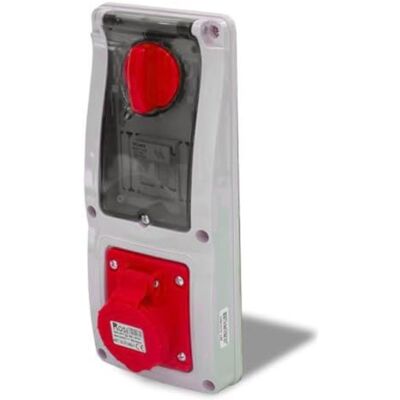 ROSI Presa interbloccata verticale con sezionatore interruttore, ad incasso, con portafusibile, 380V, 5 poli 3P+N+T, 32A, IP54 16.3434R6-I ROSI Presa interbloccata verticale con sezionatore interruttore, ad incasso, con portafusibile, 380V, 5 poli 3P+N+T, 32A, IP54 16.3434R6-I