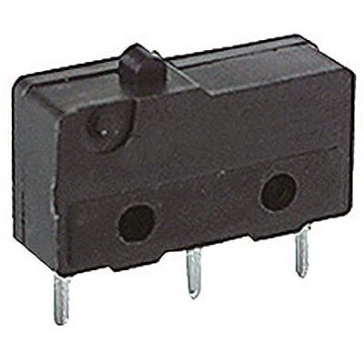 ELCART Deviatore finecorsa, terminali per circuito stampato, 125V 3A ELCART Deviatore finecorsa, terminali per circuito stampato, 125V 3A