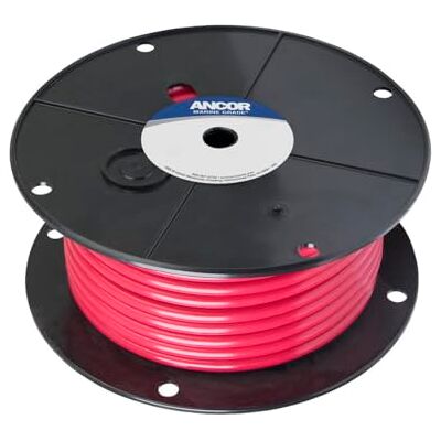 Ancor Nuevo 2024 TINNED Copper Battery Cable 4AWG (21MM²) Red 100FT Ancor Nuevo 2024 TINNED Copper Battery Cable 4AWG (21MM²) Red 100FT