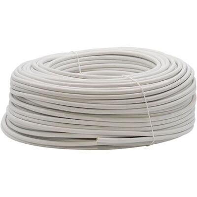 Electron Cavo H03VV-F H03VVF, 4x0.5 mm2, matassina 10m, bianco, impianto elettrico, 380V 400V, 4 conduttori, per interno adatto ambienti umidi, trifase, 4G0.5, elettricità prolunga, presa corrente Electron Cavo H03VV-F H03VVF, 4x0.5 mm2, matassina 10m, bianco, impianto elettrico, 380V 400V, 4 conduttori, per interno adatto ambienti umidi, trifase, 4G0.5, elettricità prolunga, presa corrente
