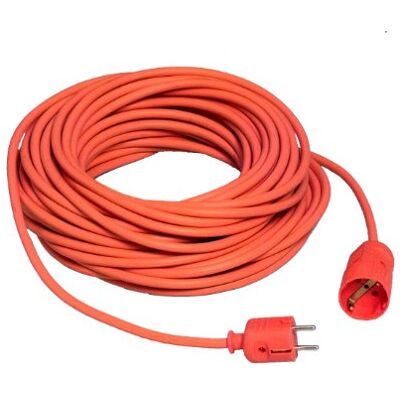 Unitec 46452 - Prolunga con spina schuko - Arancione Unitec 46452 - Prolunga con spina schuko - Arancione
