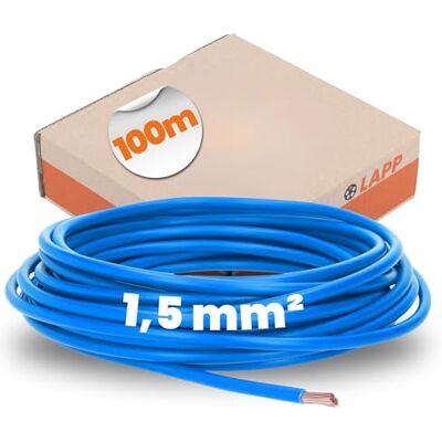 Lapp 100m H07V-K 1,5 mm² Cavo Cablaggio Flessibile Filo Singolo Lapp 100m H07V-K 1,5 mm² Cavo Cablaggio Flessibile Filo Singolo