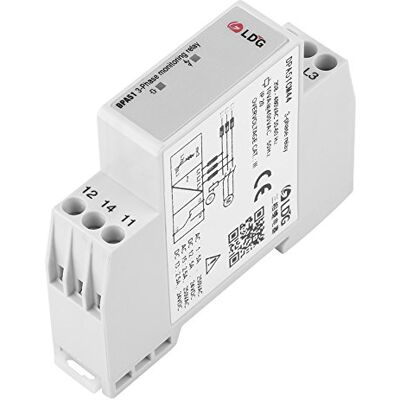 Walfront DPA51CM44 Relè Di Monitoraggio Trifase, Relé Multifunzione Controllo Per Trifase, relè di monitoraggio corrente/tensione di linea di controllo trifase, relè monitoraggio tensione di controllo 208-48 Walfront DPA51CM44 Relè Di Monitoraggio Trifase, Relé Multifunzione Controllo Per Trifase, relè di monitoraggio corrente/tensione di linea di controllo trifase, relè monitoraggio tensione di controllo 208-48