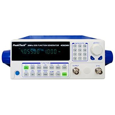 PeakTech Generatore di funzioni 10 μHz–20 MHz con amplificatore di potenza 10 W controllo remoto USB modulazioni FM AM PM PWM FSK PeakTech Generatore di funzioni 10 μHz–20 MHz con amplificatore di potenza 10 W controllo remoto USB modulazioni FM AM PM PWM FSK