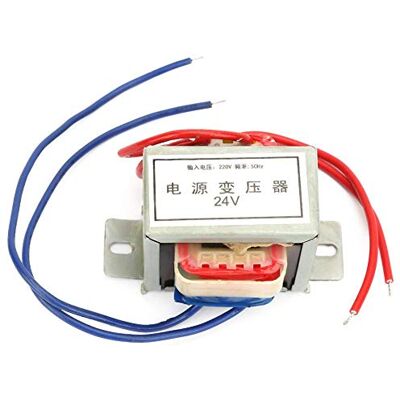 Walfront Trasformatore di potenza 220 V a 24 V, tipo Transformer, 12 W 50 Hz Walfront Trasformatore di potenza 220 V a 24 V, tipo Transformer, 12 W 50 Hz