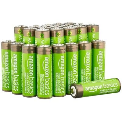 Amazon Basics AA Batteria ad alta capacità ricaricabile - Batteria Amazon Basics AA Batteria ad alta capacità ricaricabile - Batteria