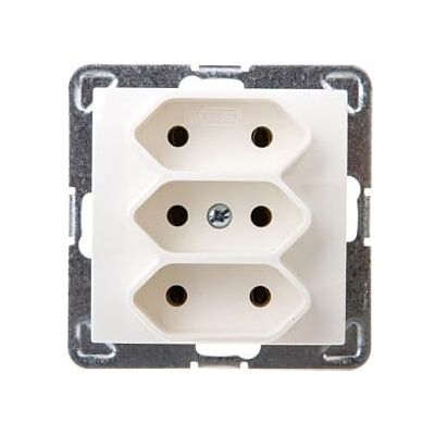 Ospel Presa IP20, 2,5 A, 71 mm, 44 mm, 71 mm, 66 g Ospel Presa IP20, 2,5 A, 71 mm, 44 mm, 71 mm, 66 g