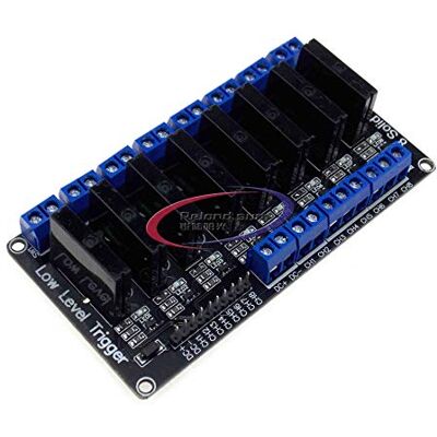 Sun 5 V 12 24 V Relè Modulo a Stato Solido 8 Canali FAI DA TE 8 Canali 5 V DC Relè Modulo a Stato Solido Basso Livello SSR AV (12 V) Sun 5 V 12 24 V Relè Modulo a Stato Solido 8 Canali FAI DA TE 8 Canali 5 V DC Relè Modulo a Stato Solido Basso Livello SSR AV (12 V)