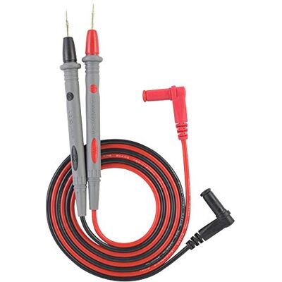 Oumefar 2Pcs Test Punta dell'ago Sonda Cavo della penna Puntale di prova Connettori elettronici automobilistici essenziali Kit misuratore di volt 20A 109 cm Strumento manuale per suite professionale Oumefar 2Pcs Test Punta dell'ago Sonda Cavo della penna Puntale di prova Connettori elettronici automobilistici essenziali Kit misuratore di volt 20A 109 cm Strumento manuale per suite professionale