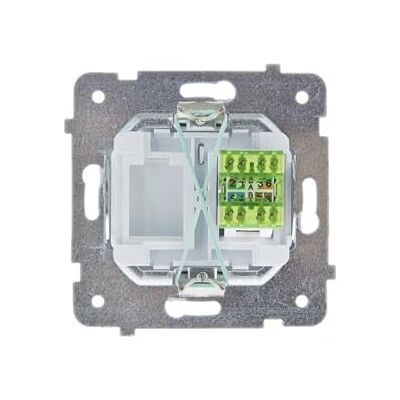 Ospel Presa di corrente IP20, 71 mm, 37 mm, 71 mm, 59 g, colore: Argento Ospel Presa di corrente IP20, 71 mm, 37 mm, 71 mm, 59 g, colore: Argento