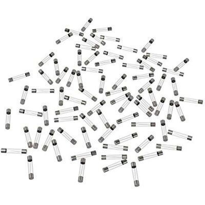 AUPROTEC Fusibile di vetro 6,35x32mm 5A 50A Fusibile a fusione 1/4 x 1 1/4 pollici Selezione: 20A Ampere, 25 pezzi AUPROTEC Fusibile di vetro 6,35x32mm 5A 50A Fusibile a fusione 1/4 x 1 1/4 pollici Selezione: 20A Ampere, 25 pezzi