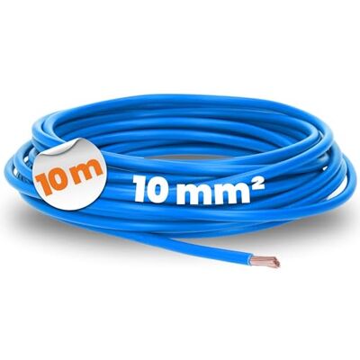 Lapp 10m Cavo Unipolare H07V-K 10mm² Blu Filo Elettrico Cablaggio PVC Lapp 10m Cavo Unipolare H07V-K 10mm² Blu Filo Elettrico Cablaggio PVC
