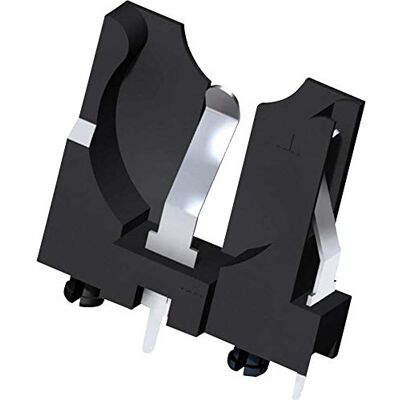 Keystone Supporto per batteria a bottone, 1 CR 2016, CR 2020, CR 2025, CR 2032 verticale, montaggio a innesto TH Keystone Supporto per batteria a bottone, 1 CR 2016, CR 2020, CR 2025, CR 2032 verticale, montaggio a innesto TH