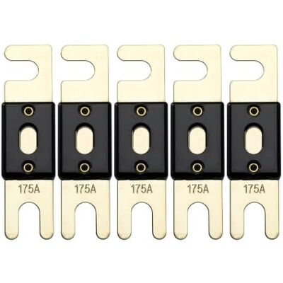 Offgridtec 175 A 72 V ANL fusibile DIN43560/1 set da 5 pezzi Offgridtec 175 A 72 V ANL fusibile DIN43560/1 set da 5 pezzi