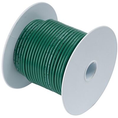 Ancor TINNED Copper Wire 6AWG (13MM²) Green 250FT Ancor TINNED Copper Wire 6AWG (13MM²) Green 250FT