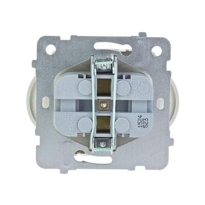 Ospel Presa di corrente perlato IP20, 16A, 71 mm, 48 mm, 71 mm Ospel Presa di corrente perlato IP20, 16A, 71 mm, 48 mm, 71 mm