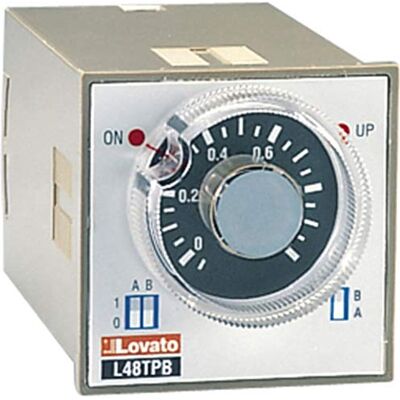 Lovato – Timer incasso 48 x 48 220 ÷ 240Vac 0,05s-10min Lovato – Timer incasso 48 x 48 220 ÷ 240Vac 0,05s-10min