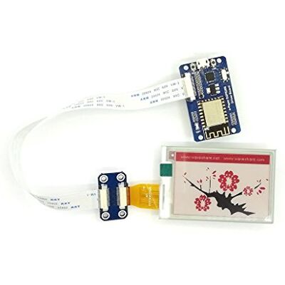 Waveshare 2.7inch E-Ink display HAT Resolution 264x176 E-paper Electronic Screen Panel Three-color with SPI Interface with ESP8266 WIFI Driver Board for Raspberry Pi/STM32/Arduino/Jetson Nano Waveshare 2.7inch E-Ink display HAT Resolution 264x176 E-paper Electronic Screen Panel Three-color with SPI Interface with ESP8266 WIFI Driver Board for Raspberry Pi/STM32/Arduino/Jetson Nano