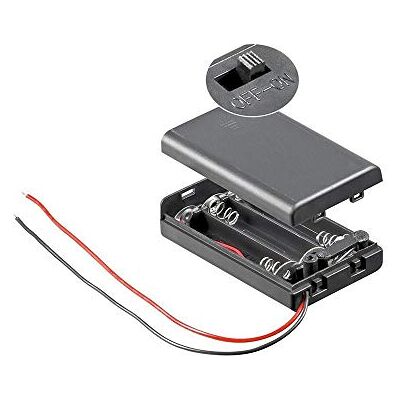 goobay 48143 3x AAA (Micro) Portabatterie, Nero, Estremità dei Cavi Allentati goobay 48143 3x AAA (Micro) Portabatterie, Nero, Estremità dei Cavi Allentati
