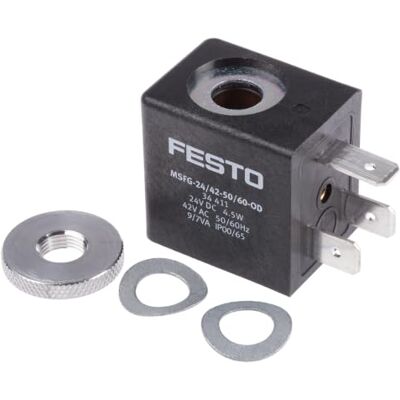 FESTO MSFG-24/42-50/60-OD 34411 Magnetspule Posizione di montaggio: a scelta Min. Anzugszeit:10 ms FESTO MSFG-24/42-50/60-OD 34411 Magnetspule Posizione di montaggio: a scelta Min. Anzugszeit:10 ms
