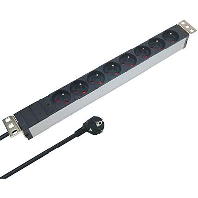Multipresa in alluminio 8 prese - Power Strip Multipresa in alluminio 8 prese - Power Strip