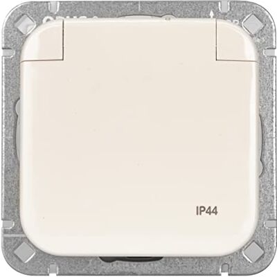 Opus Presa di Contatto di Protezione, Bianco Puro Opus Presa di Contatto di Protezione, Bianco Puro