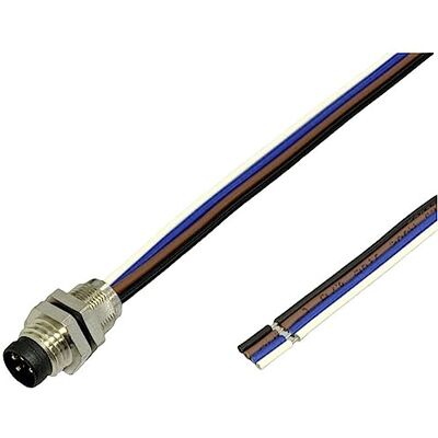 BKL ELECTRONIC sensore/attuatore spina da incasso M8 0,2 m, numero di poli: 3 1 pezzo. BKL ELECTRONIC sensore/attuatore spina da incasso M8 0,2 m, numero di poli: 3 1 pezzo.