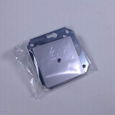 Bjc Delta i-sys: – Piastra di copertura 55 x 55 mm alluminio metallizzato Delta – I- Bjc Delta i-sys: – Piastra di copertura 55 x 55 mm alluminio metallizzato Delta – I-