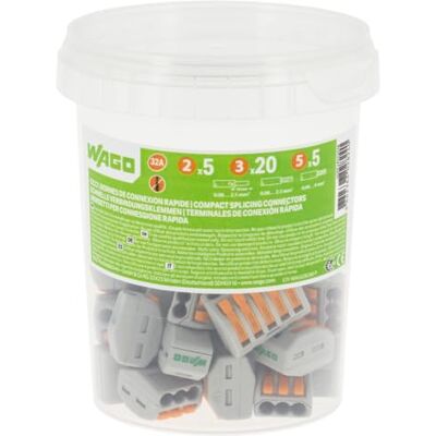 WAGO S222 Morsettiera - Automatica, 0,08-4mm², Fino a 32A WAGO S222 Morsettiera - Automatica, 0,08-4mm², Fino a 32A
