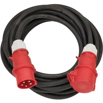 Brennenstuhl Prolunga elettrica CEE 10 m IP44 (con spina e connettore CEE, 5 poli, per uso esterno, Made in Germany) nero. Brennenstuhl Prolunga elettrica CEE 10 m IP44 (con spina e connettore CEE, 5 poli, per uso esterno, Made in Germany) nero.