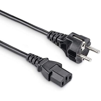 Hama Cavo alimentazione Schuko M/IEC 60320 C13 F (VDE) , 1,5 metri, nero, 1stella Hama Cavo alimentazione Schuko M/IEC 60320 C13 F (VDE) , 1,5 metri, nero, 1stella