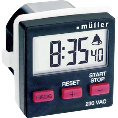 Muller - 21439 - Nero - 1 canale - Timer digitale Muller - 21439 - Nero - 1 canale - Timer digitale