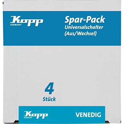 Kopp Venedig Profi-Pack 4 Interruttori universali - Interruttori Kopp Venedig Profi-Pack 4 Interruttori universali - Interruttori