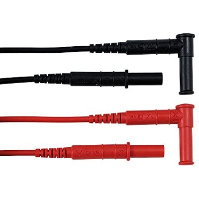 Chauvin Arnoux Cavi di prova con connettore diritto/angolato da 4 mm, in PVC, 1,5 m Chauvin Arnoux Cavi di prova con connettore diritto/angolato da 4 mm, in PVC, 1,5 m