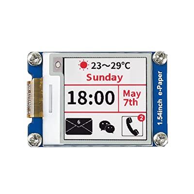 Waveshare 2.9Inch E-Paper Display Module(B) 296x128 Resolution 3.3v/5v E-Ink Electronic Paper Screen,Red Black White Three-Color Display for Raspberry Pi/Jetson Nano/Arduino/STM32 Waveshare 2.9Inch E-Paper Display Module(B) 296x128 Resolution 3.3v/5v E-Ink Electronic Paper Screen,Red Black White Three-Color Display for Raspberry Pi/Jetson Nano/Arduino/STM32