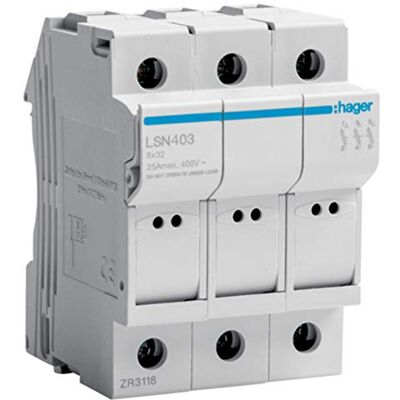 Hager LSN403 - 3P - 25A - 400V - Elemento interruttore Hager LSN403 - 3P - 25A - 400V - Elemento interruttore