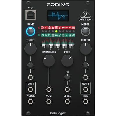 Behringer Modulo oscillatore multimotore ad alta risoluzione per Eurorack con 20 motori di sintesi, qualità del suono a 96 kHz e oscilloscopio OLED Behringer Modulo oscillatore multimotore ad alta risoluzione per Eurorack con 20 motori di sintesi, qualità del suono a 96 kHz e oscilloscopio OLED