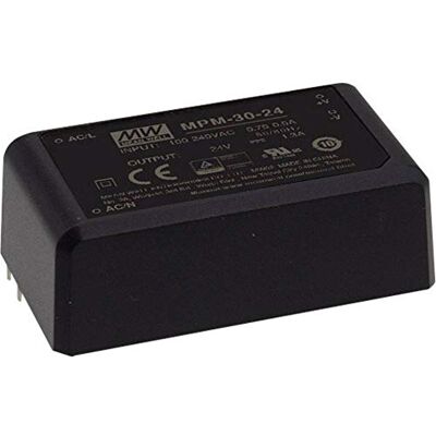 MEAN WELL Alimentatore per circuiti stampati AC DC MPM-30-12 12 VDC 2,5 A MEAN WELL Alimentatore per circuiti stampati AC DC MPM-30-12 12 VDC 2,5 A