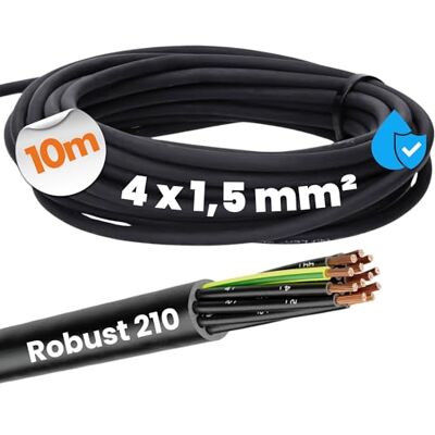 Lapp 0021931 Cavo Olflex EB 4G 1,5 mm Controllo a 4 Core Blu Cavo di qualità superiore realizzato in Germania, guaina esterna in PVC speciale, per circuiti a sicurezza intrinseca Lapp 0021931 Cavo Olflex EB 4G 1,5 mm Controllo a 4 Core Blu Cavo di qualità superiore realizzato in Germania, guaina esterna in PVC speciale, per circuiti a sicurezza intrinseca
