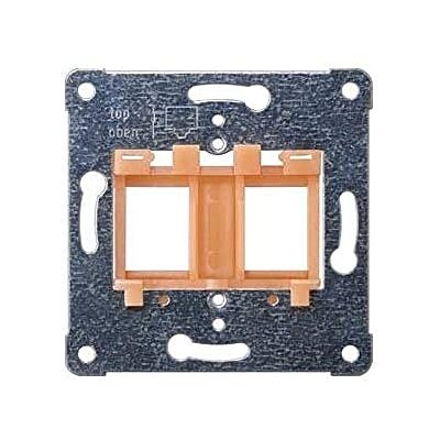 Bjc Delta Centralina – Piastra supporto per 2 connettori informatica Arancione Delta Bjc Delta Centralina – Piastra supporto per 2 connettori informatica Arancione Delta
