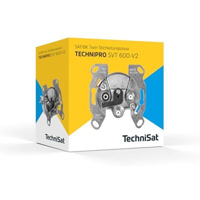TechniSat TECHNIPRO SVT 600 V2 Presa doppia per antenna satellitare, TV, radio (presa con diodo nel collegamento) TechniSat TECHNIPRO SVT 600 V2 Presa doppia per antenna satellitare, TV, radio (presa con diodo nel collegamento)