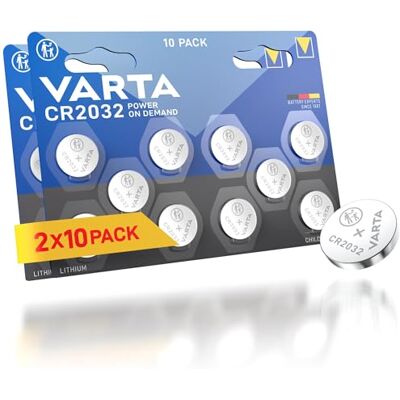 Batteria al litio CR2032 Varta - Confezione da 10 Batteria al litio CR2032 Varta - Confezione da 10