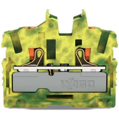 WAGO 2252-307 - Terminale di passaggio mini verde/giallo 2,5mm² - Anti-esplosione WAGO 2252-307 - Terminale di passaggio mini verde/giallo 2,5mm² - Anti-esplosione