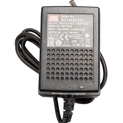 MEAN WELL MEANWELL gst18e05-p1j 15 W Nero Adattatore e Invertitore – Adattatori di Potenza & ups (85 – 264, 47/63, 15 W, 5 V, 3 A, 81%) MEAN WELL MEANWELL gst18e05-p1j 15 W Nero Adattatore e Invertitore – Adattatori di Potenza & ups (85 – 264, 47/63, 15 W, 5 V, 3 A, 81%)