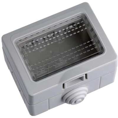 Electron Scatola a montaggio esterno con sportello, 3 Modulo/posto, Compatibile con BTicino Matix, IP55 per esterno, Grigio, Custodia, Contenitore da parete porta frutti, per interruttori/prese, idrobox Electron Scatola a montaggio esterno con sportello, 3 Modulo/posto, Compatibile con BTicino Matix, IP55 per esterno, Grigio, Custodia, Contenitore da parete porta frutti, per interruttori/prese, idrobox
