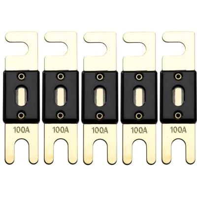 Offgridtec 100 A 72 V ANL fusibile DIN43560/1, set da 5 pezzi Offgridtec 100 A 72 V ANL fusibile DIN43560/1, set da 5 pezzi